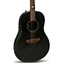 Ovation 1516 Ultra Series Mid-Depth Acoustic-Electric Guitar Pitch Black