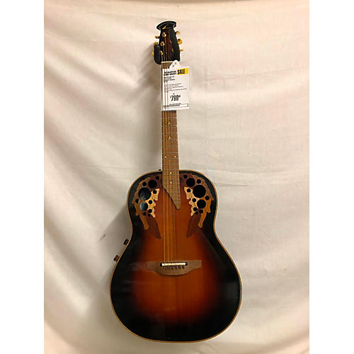 Ovation 1537 Elite Acoustic Guitar 2 Color Sunburst