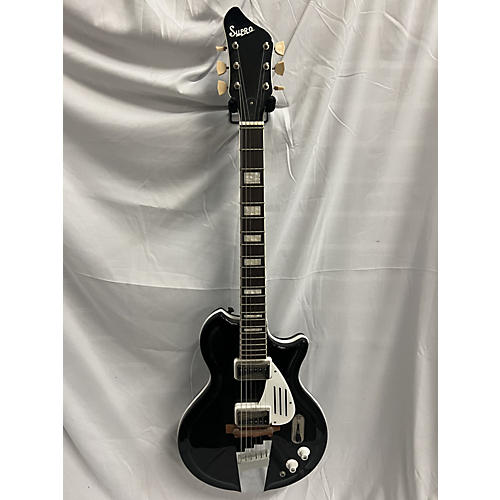 Supro 1575JB Solid Body Electric Guitar Black