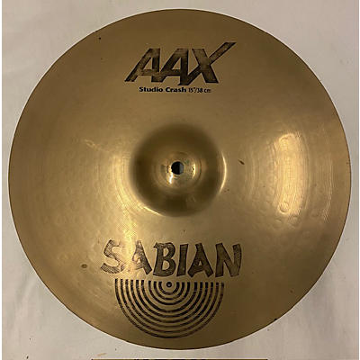 Sabian 15in AAX Studio Crash Brilliant Cymbal