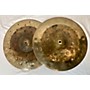 Used MEINL 15in Byzance Dual Hi Hat Pair Cymbal 35