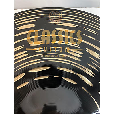 MEINL 15in Classic Custom Dark Hihats Cymbal