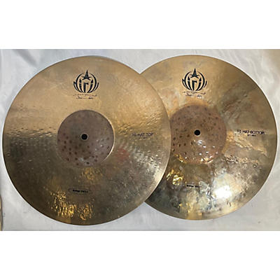 Murat Diril 15in D-20 HAND HAMMERED RAW BELL HI-HAT PAIR Cymbal