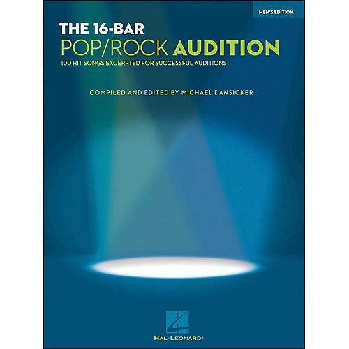 Hal Leonard 16 Bar Pop/Rock Audition Men's Edition