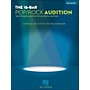 Hal Leonard 16 Bar Pop/Rock Audition Men's Edition