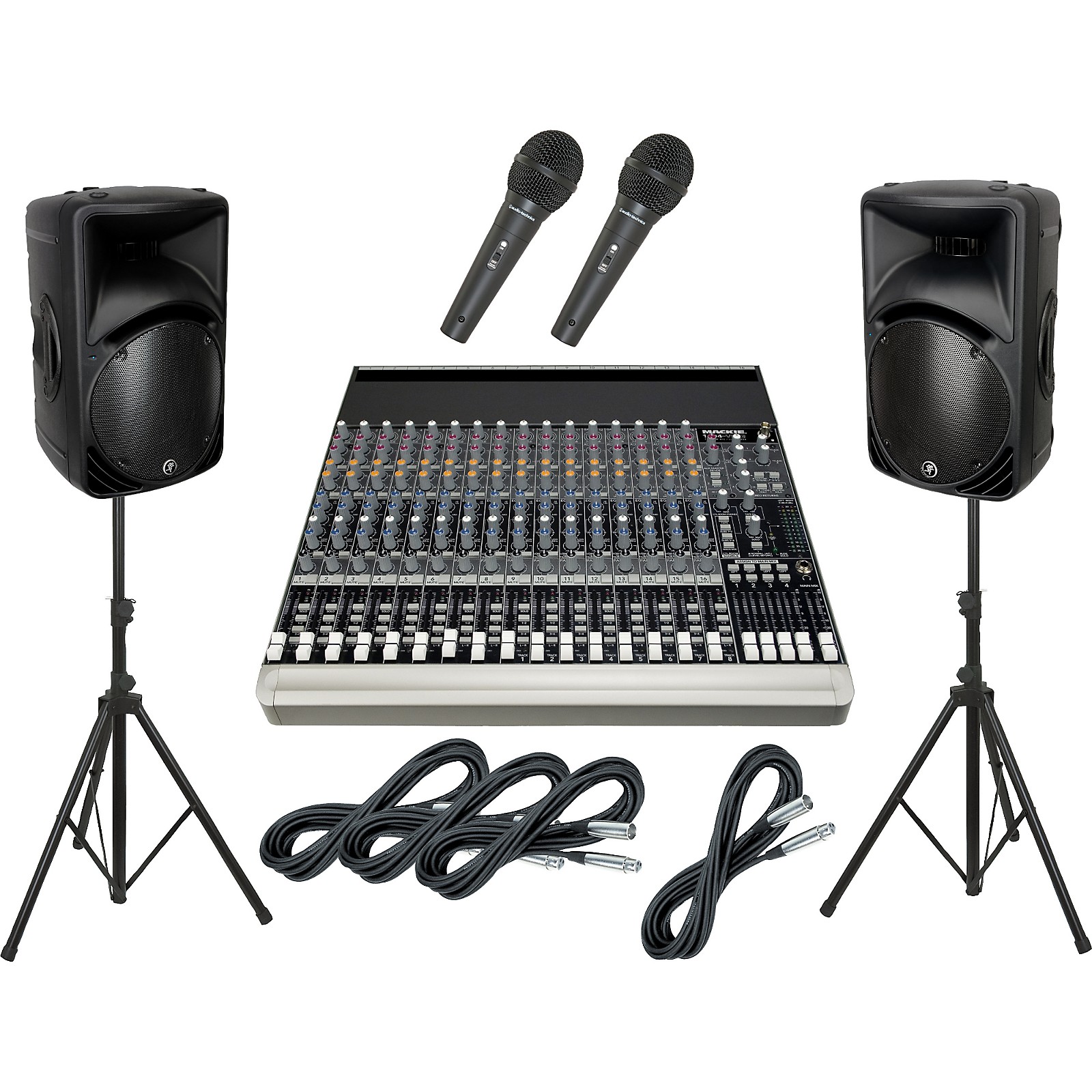 Mackie 1604VLZ3 / SRM450 V2 PA Package Musician's Friend