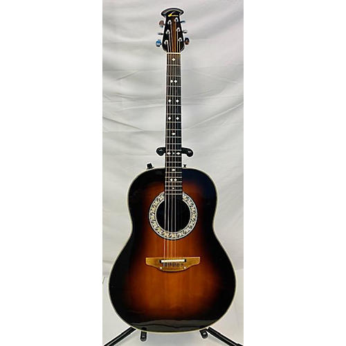 Ovation 1612 Custom Balladeer Acoustic Electric Guitar Sunburst