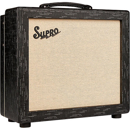 Supro 1612RT Amulet 15W 1x10 Tube Guitar Amp Condition 1 - Mint Black Scandia