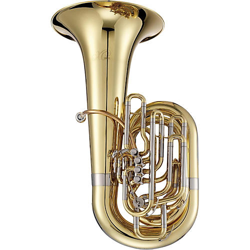 XO 1680 Professional Series 5-Valve 4/4 CC Tuba Lacquer Yellow Brass Bell
