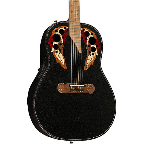 Ovation 1687GT Adamas Series Deep Acoustic-Electric Guitar Black