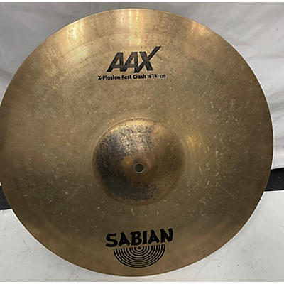 Sabian 16in AAX Xplosion Fast Crash Cymbal