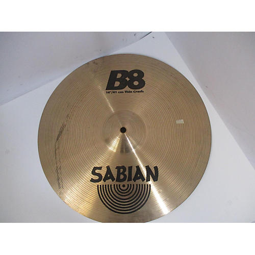 SABIAN 16in B8 Thin Crash Cymbal 36