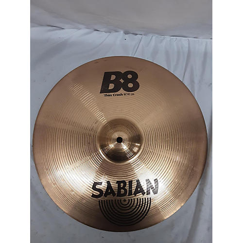 Sabian 16in B8 Thin Crash Cymbal 36