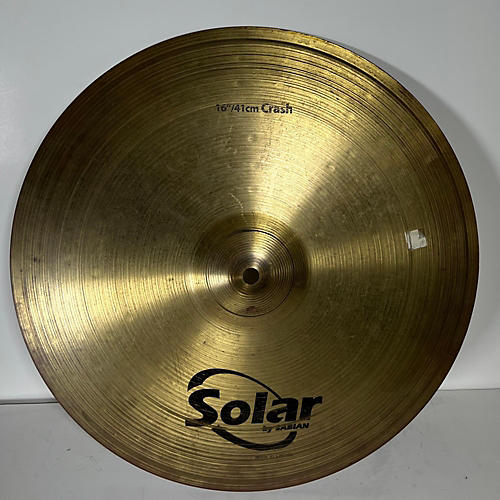 Folleto traidor comodidad Solar by Sabian 16in Crash Cymbal 36 | Musician's Friend