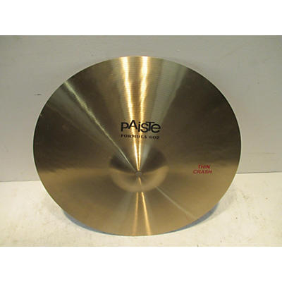 Paiste 16in Formula 602 Thin Crash Cymbal