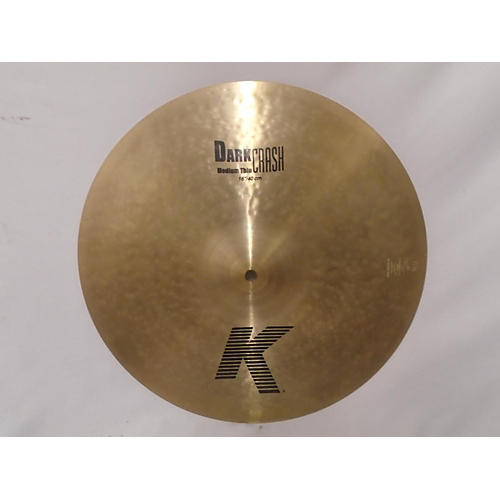 Zildjian 16in K Medium Dark Thin Crash Cymbal 36
