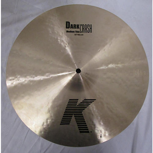 16in K Medium Dark Thin Crash Cymbal