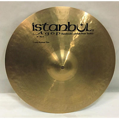 Istanbul Agop 16in TRADITIONAL CRASH MEDIUM THIN Cymbal