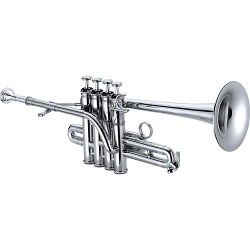 XO 1700S Professional Series Bb/A Piccolo Trumpet Silver Yellow Brass Bell