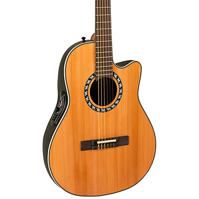 Ovation 1773AX-4-G Pro Series Mid-Depth Nylon-String Classical Acoustic-Electric Guitar