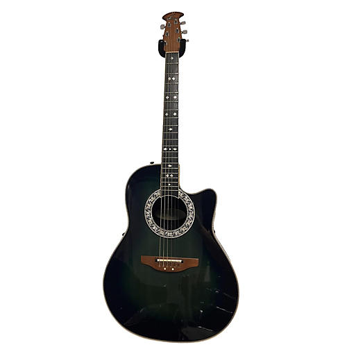 Ovation 1777 Acoustic Electric Guitar Black