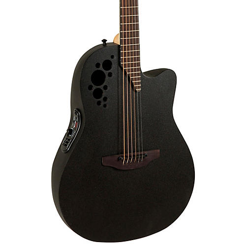 Ovation 1778TX-5-G Pro Series Elite TX Deep Contour Acoustic-Electric Guitar Textured Black