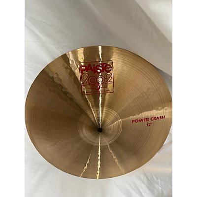 Paiste 17in 2002 Power Crash Cymbal