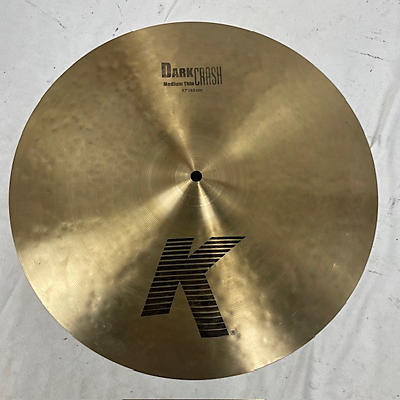 Zildjian 17in K Medium Dark Thin Crash Cymbal