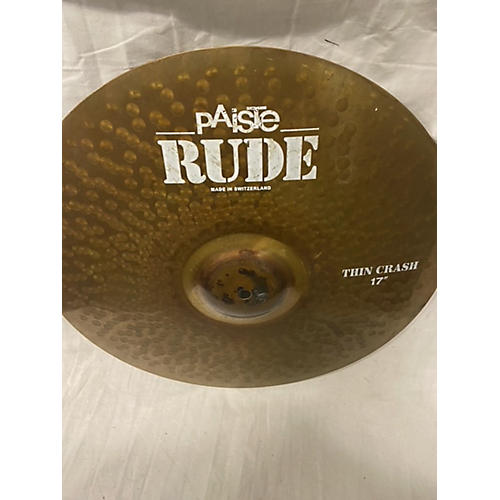 Paiste 17in Rude Thin Crash Cymbal 37