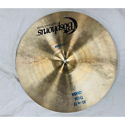 Bosphorus Cymbals 17in TRADITIONAL CRASH Cymbal