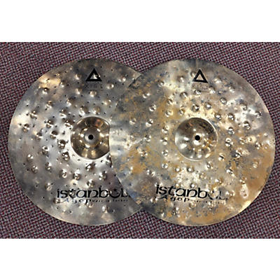 Istanbul Agop 17in XIST DRY BRILLANT HI HATS PAIR Cymbal