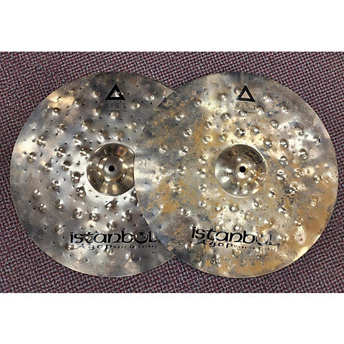 Istanbul Agop 17in XIST DRY BRILLANT HI HATS PAIR Cymbal 37