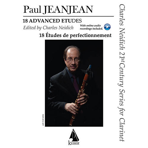 18 Advanced Etudes LKM Music Series BK/2 CDs Composed by Paul Jeanjean Edited by Charles Neidich