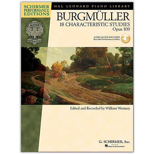 18 Characteristic Studies, Op. 109 - Schirmer Performance Edition Book/Online Audio By Burgmuller / Westney