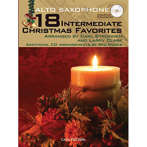18 Intermediate Christmas Favorites - Alto Saxophone Book/CD