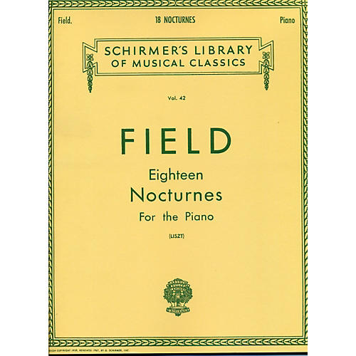 G. Schirmer 18 Nocturnes for The Piano By Field