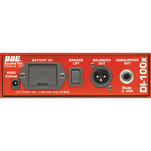 BBE DI-100X Active Direct Box