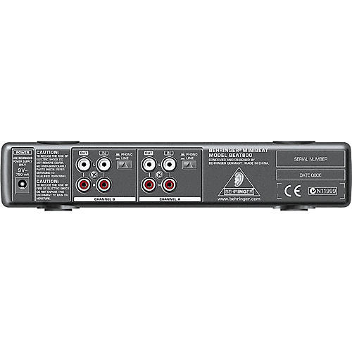 Behringer BEAT800 MiniBEAT Dual Beat Counter with Phono Preamps