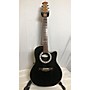 Used Ovation 1860 CUSTOM BALLADEER Acoustic Electric Guitar Black