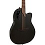 Ovation 1868TX-5-G Pro Series Elite TX Deep Contour Acoustic-Electric Guitar Textured Black