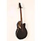 1868TX Elite Spalted Maple Acoustic-Electric Guitar Level 3 Gloss Black 888366057858
