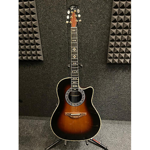 Ovation 1869 Custom Legend Acoustic Electric Guitar 2 Tone Sunburst