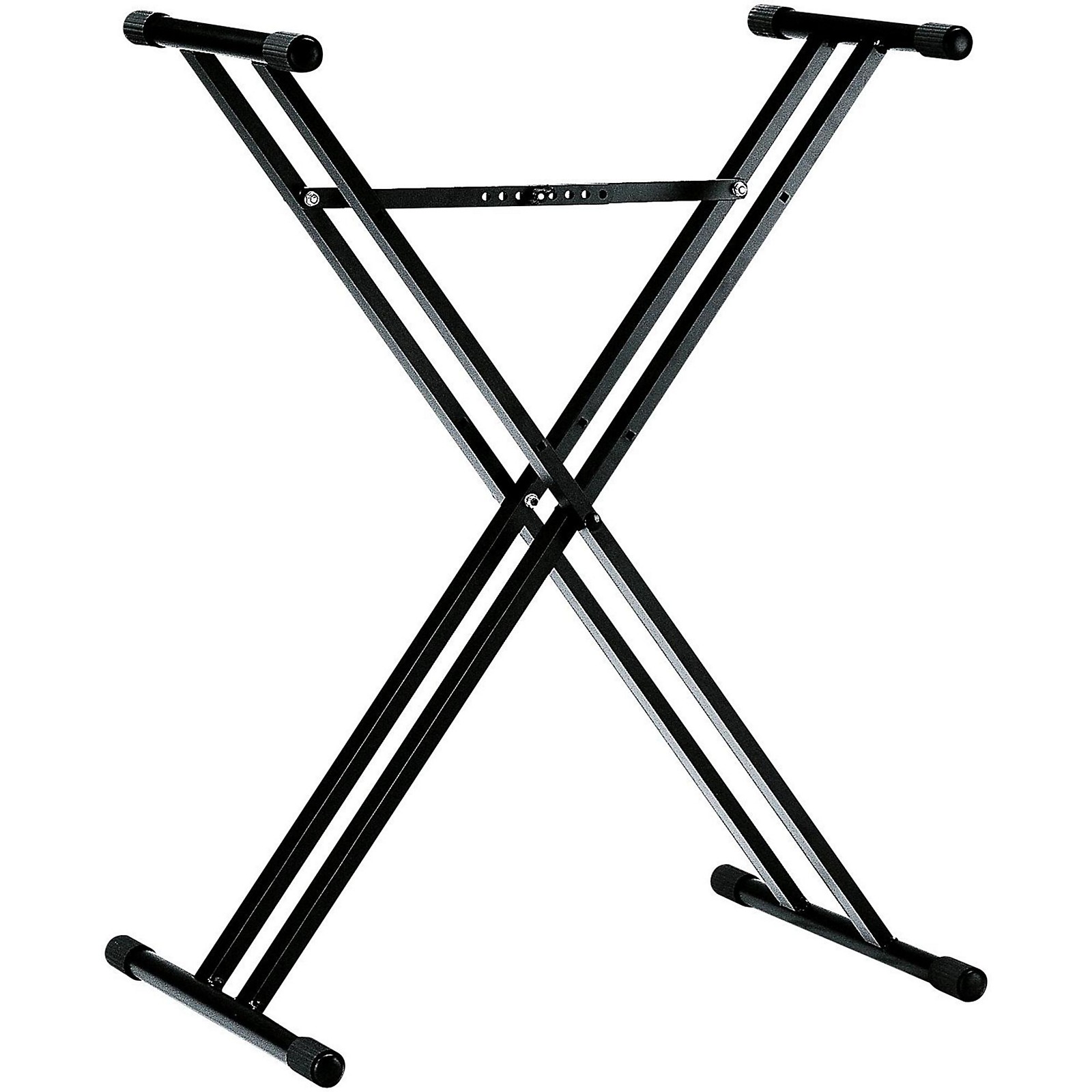 K&M 18963.071.55 XStyle Double Braced Keyboard Stand Black Musician