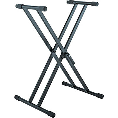 K&M 18990.015.55 X-Style Double Braced Professional Keyboard Stand