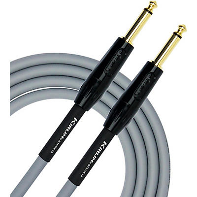 KIRLIN 18AWG Stage Instrument Cable with Gray PVC Jacket