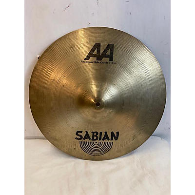 SABIAN 18in AA Medium Thin Crash Cymbal