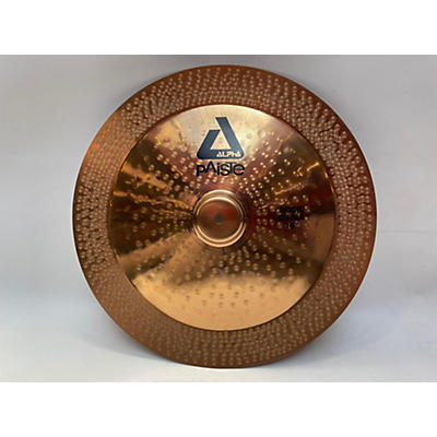 Paiste 18in Alpha Rock China Cymbal