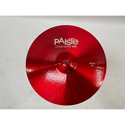 Paiste 18in Color Sound 900 Red Cymbal