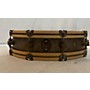 Used A&F Drum  Co 18in GUN SHOT SNARE Drum RAW BRASS 38
