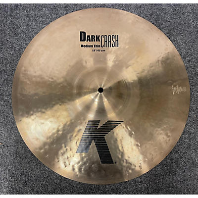 Zildjian 18in K Medium Dark Thin Crash Cymbal